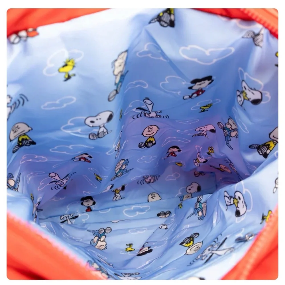 Peanuts 75th Anniversary Snoopy Red Tote Bag - Picture 3 of 3